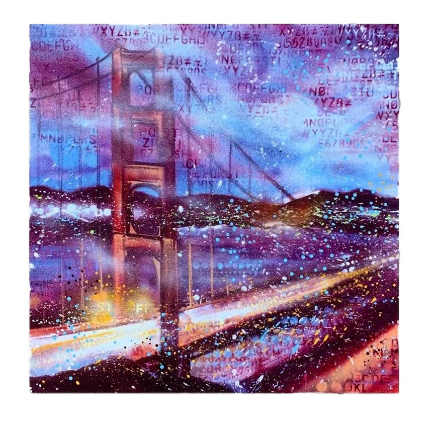 GGB at Night Art Print