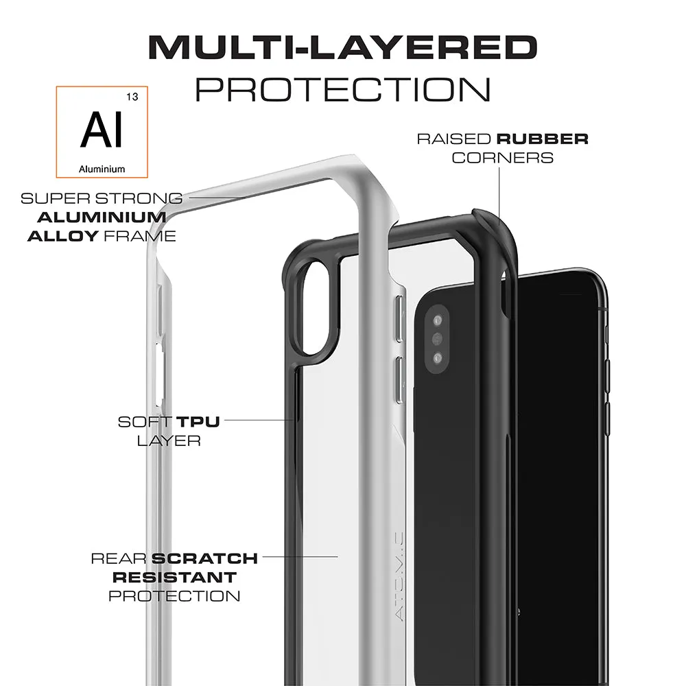 Ghostek ATOMIC SLIM2 Aluminum Tough Case Cover for Apple iPhone X / XS - Pink