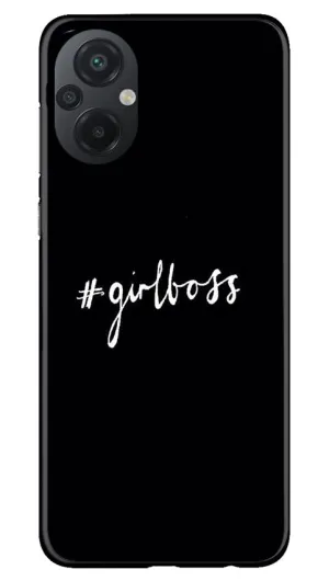 #GirlBoss Mobile Back Case for Poco M5 (Design - 235)