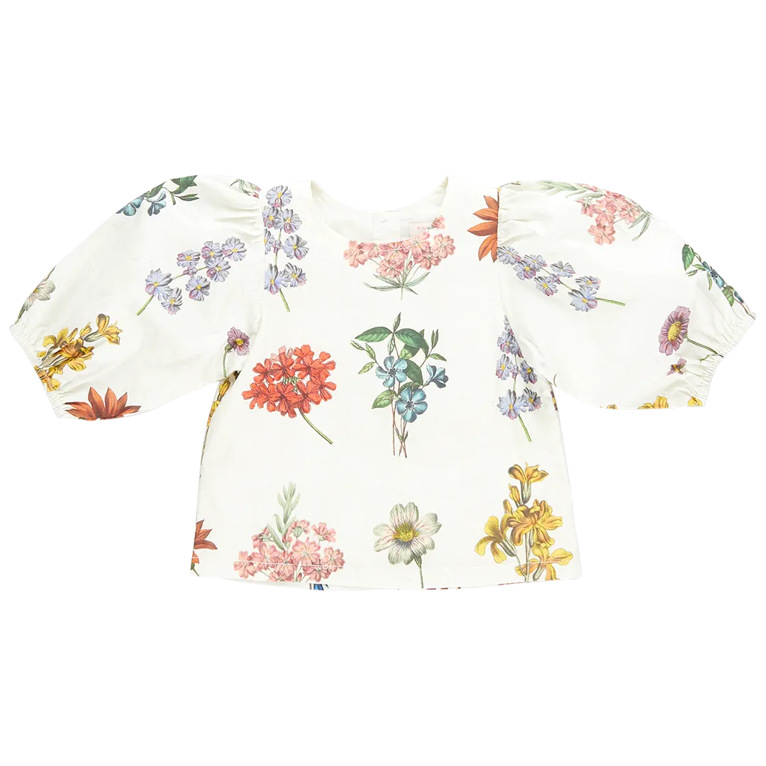 Girls Dana Top - Notebook Botanical