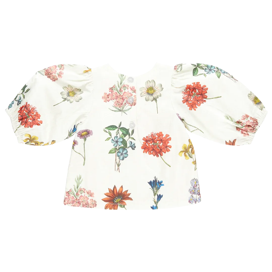Girls Dana Top - Notebook Botanical