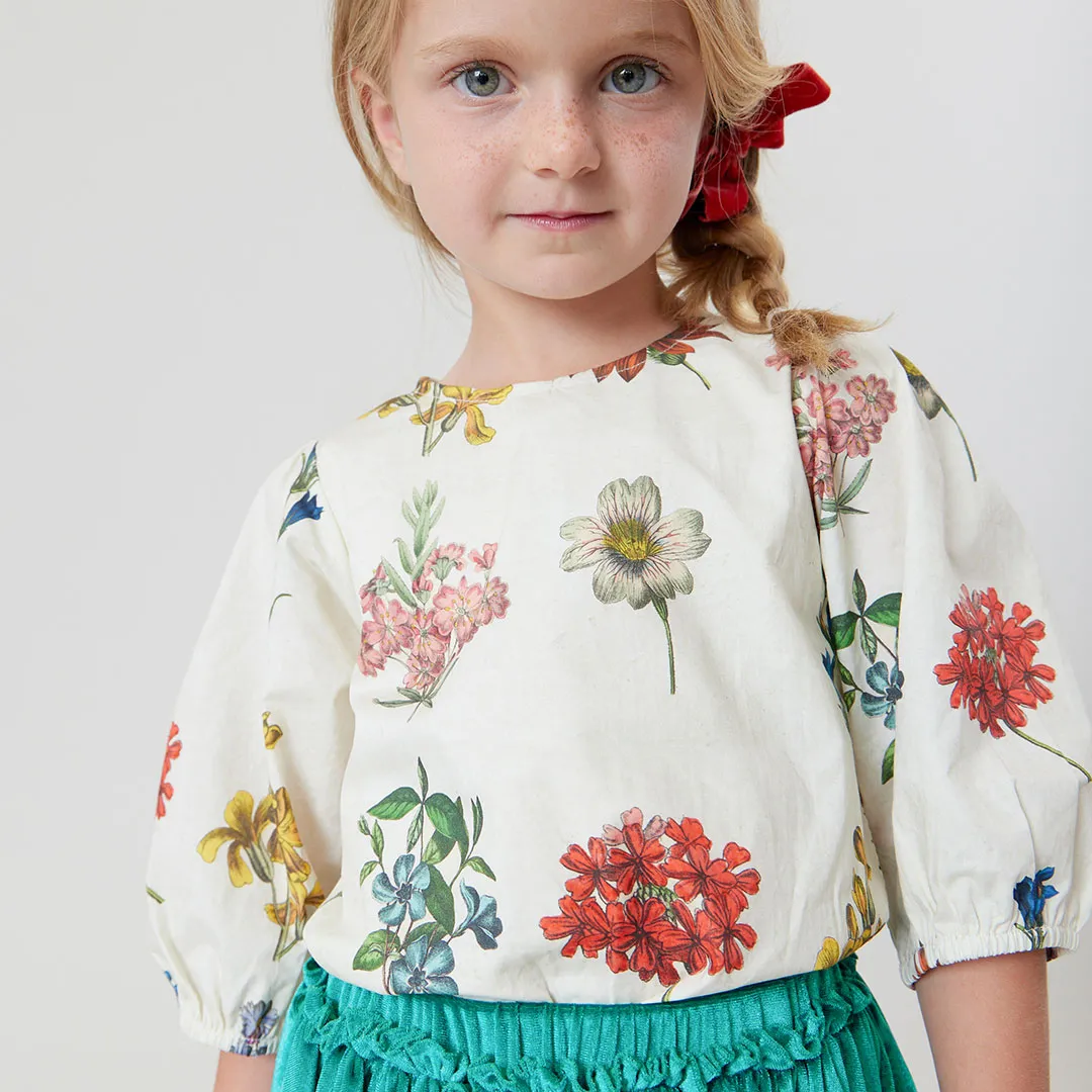 Girls Dana Top - Notebook Botanical