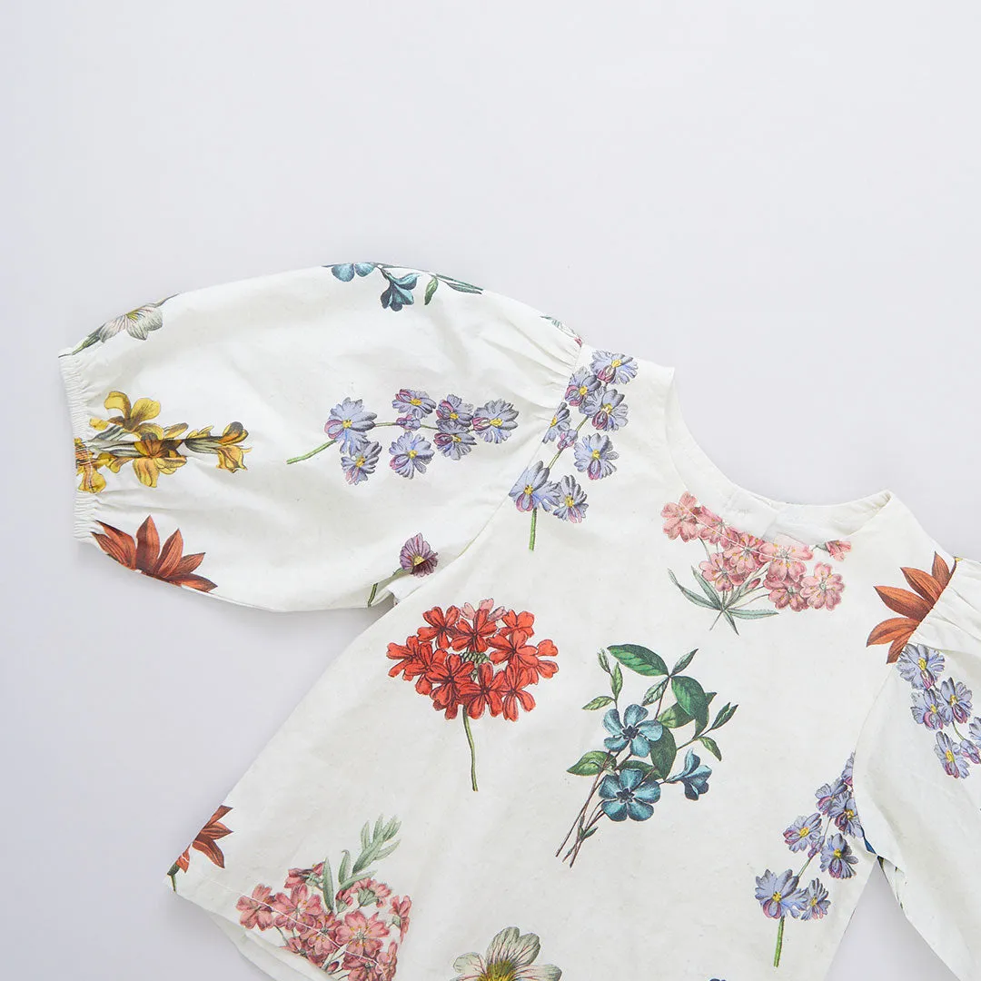 Girls Dana Top - Notebook Botanical