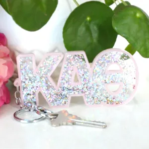 Glitter Keychain