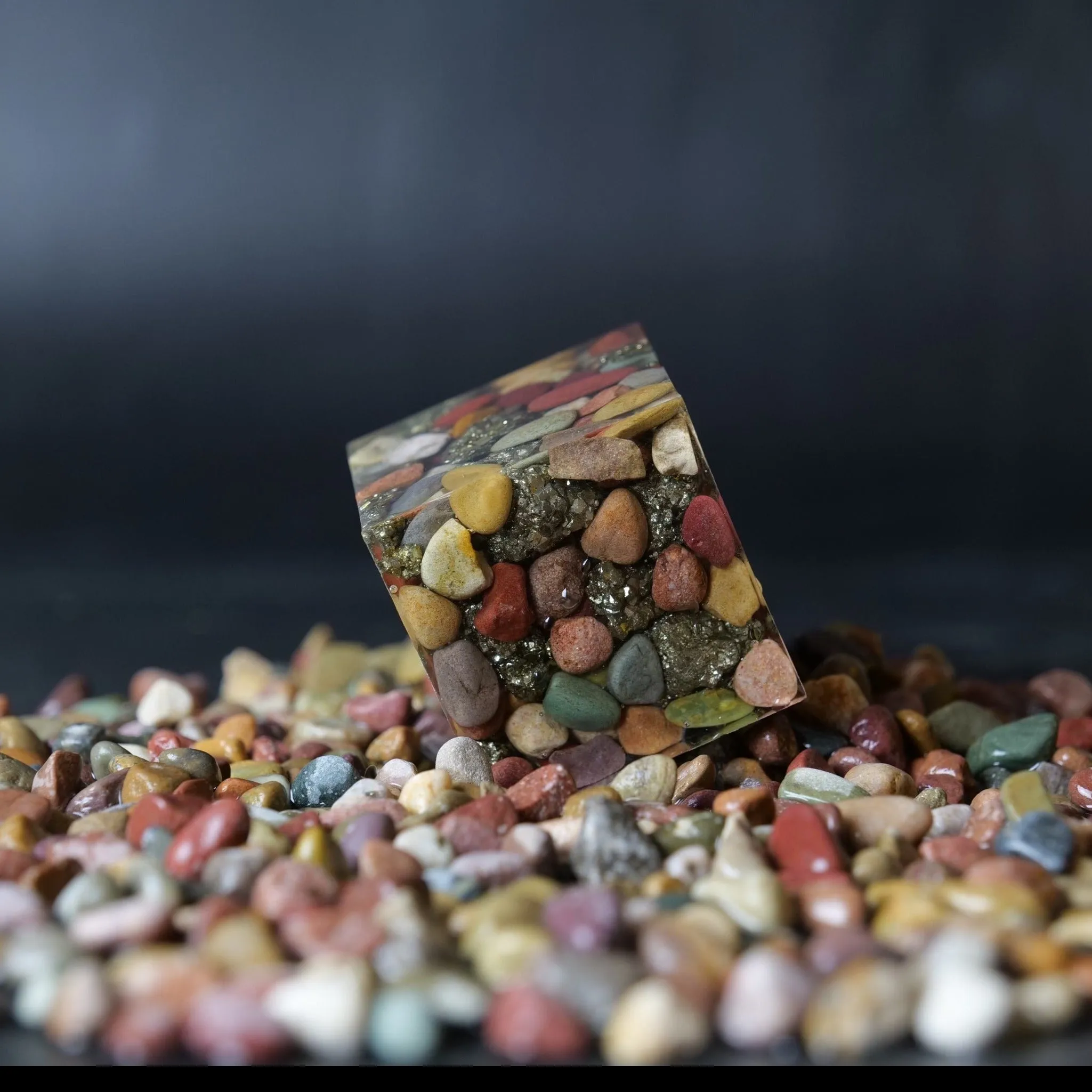 Gold Ore Epoxy Cube Kit