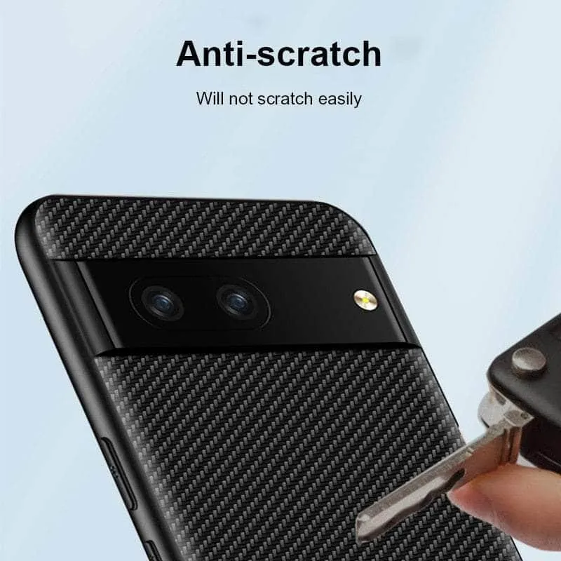 Google Pixel 8 Carbon Fiber Vegan Leather Case