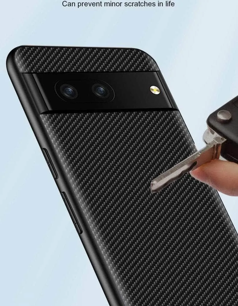 Google Pixel 8 Carbon Fiber Vegan Leather Case