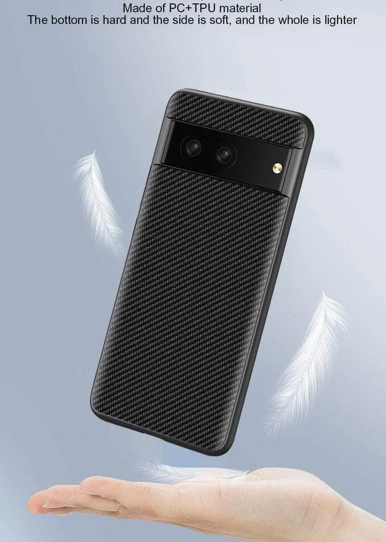 Google Pixel 8 Carbon Fiber Vegan Leather Case