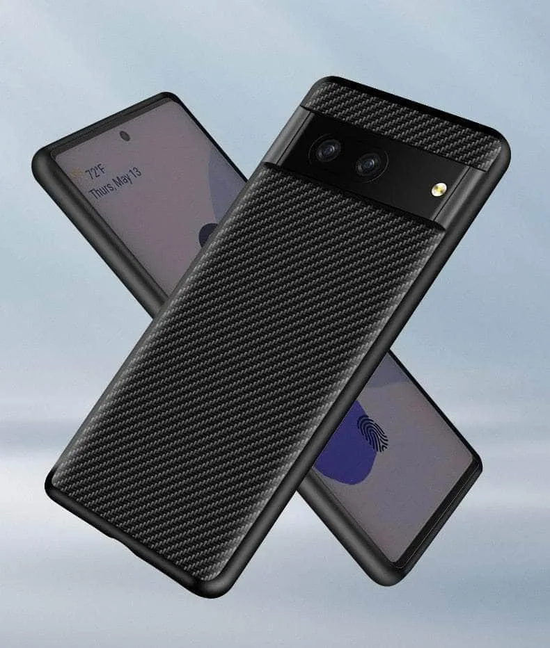 Google Pixel 8 Carbon Fiber Vegan Leather Case