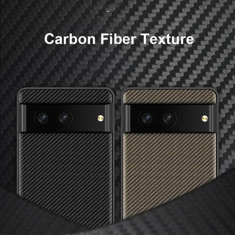 Google Pixel 8 Carbon Fiber Vegan Leather Case