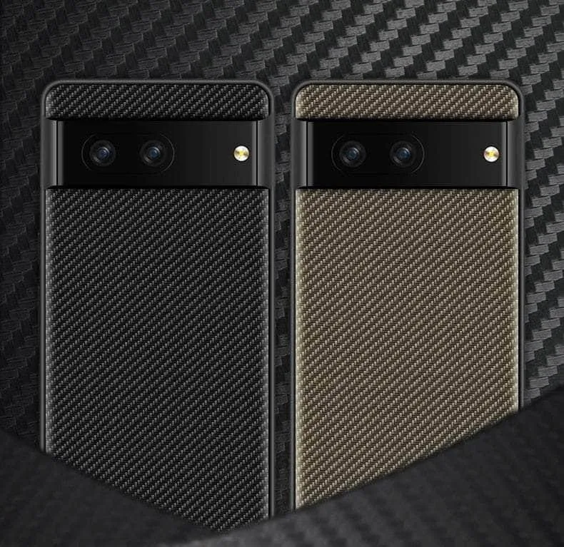 Google Pixel 8 Carbon Fiber Vegan Leather Case