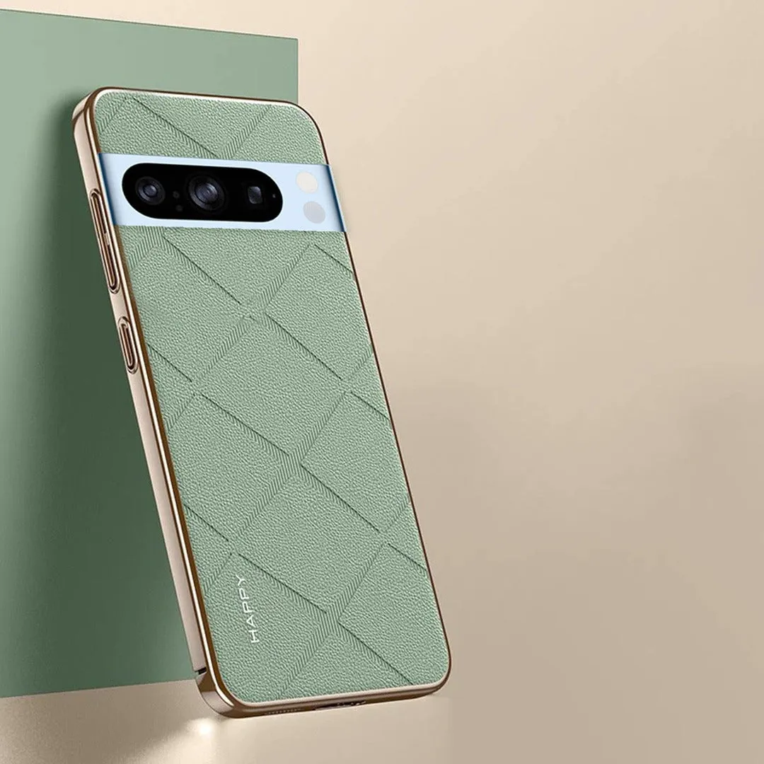 Google Pixel 9 Series Classy High-End Leather Business Case