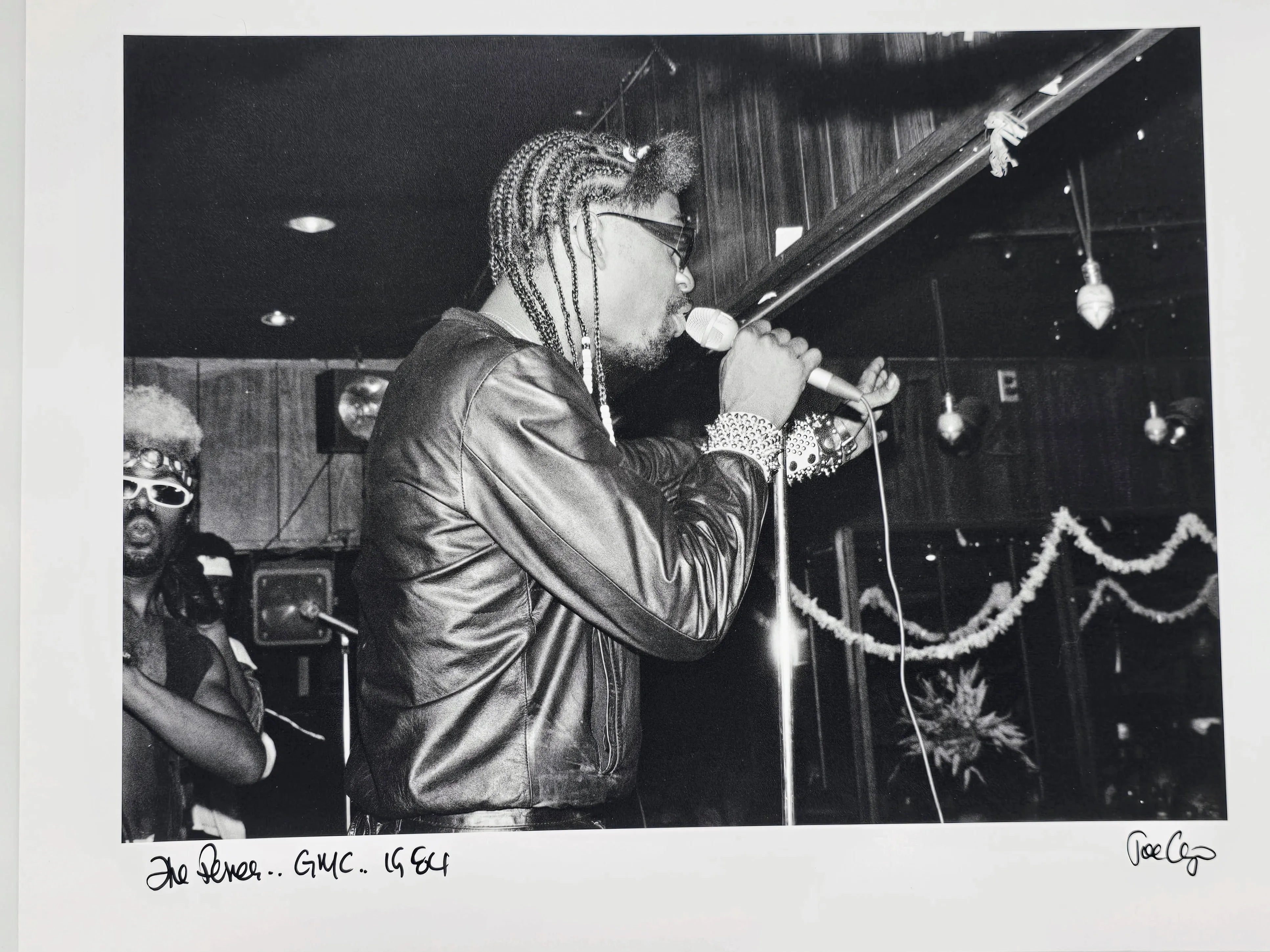 Grandmaster Caz Cold Crush Brothers Disco Fever Print by Joe Conzo Jr
