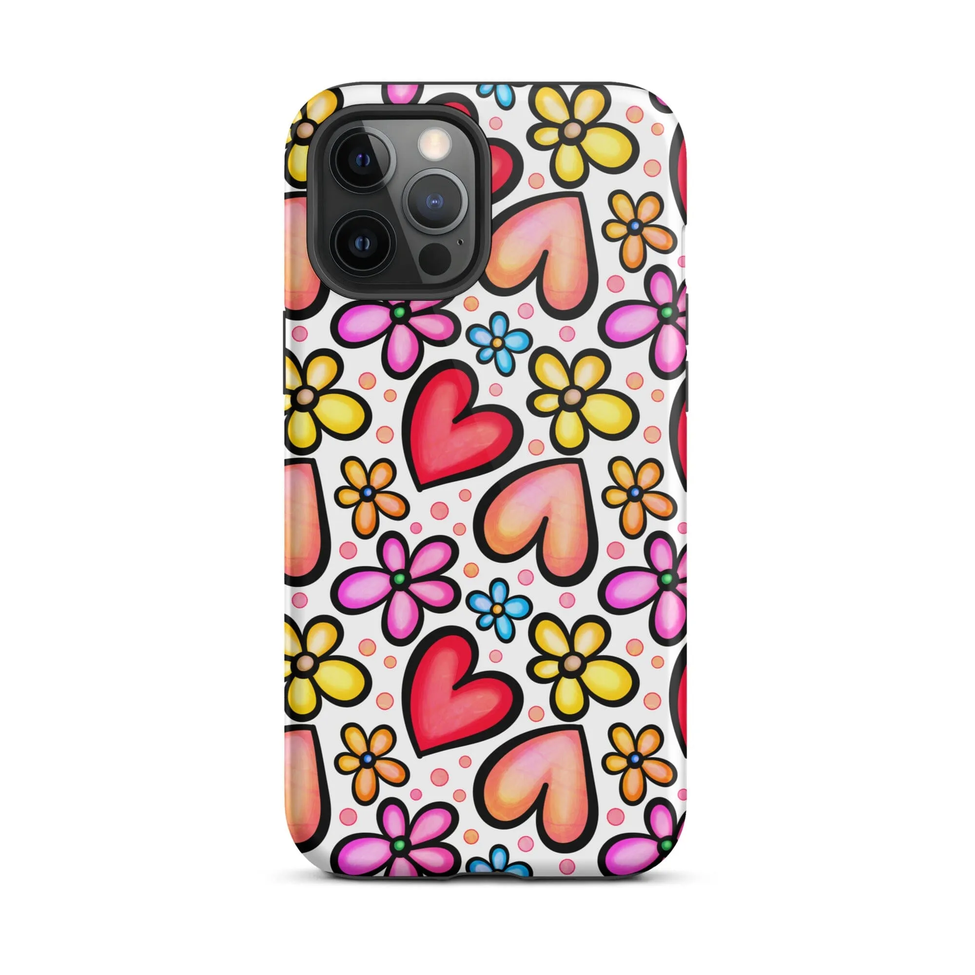 Graphic Hearts iPhone Case - KBB Exclusive