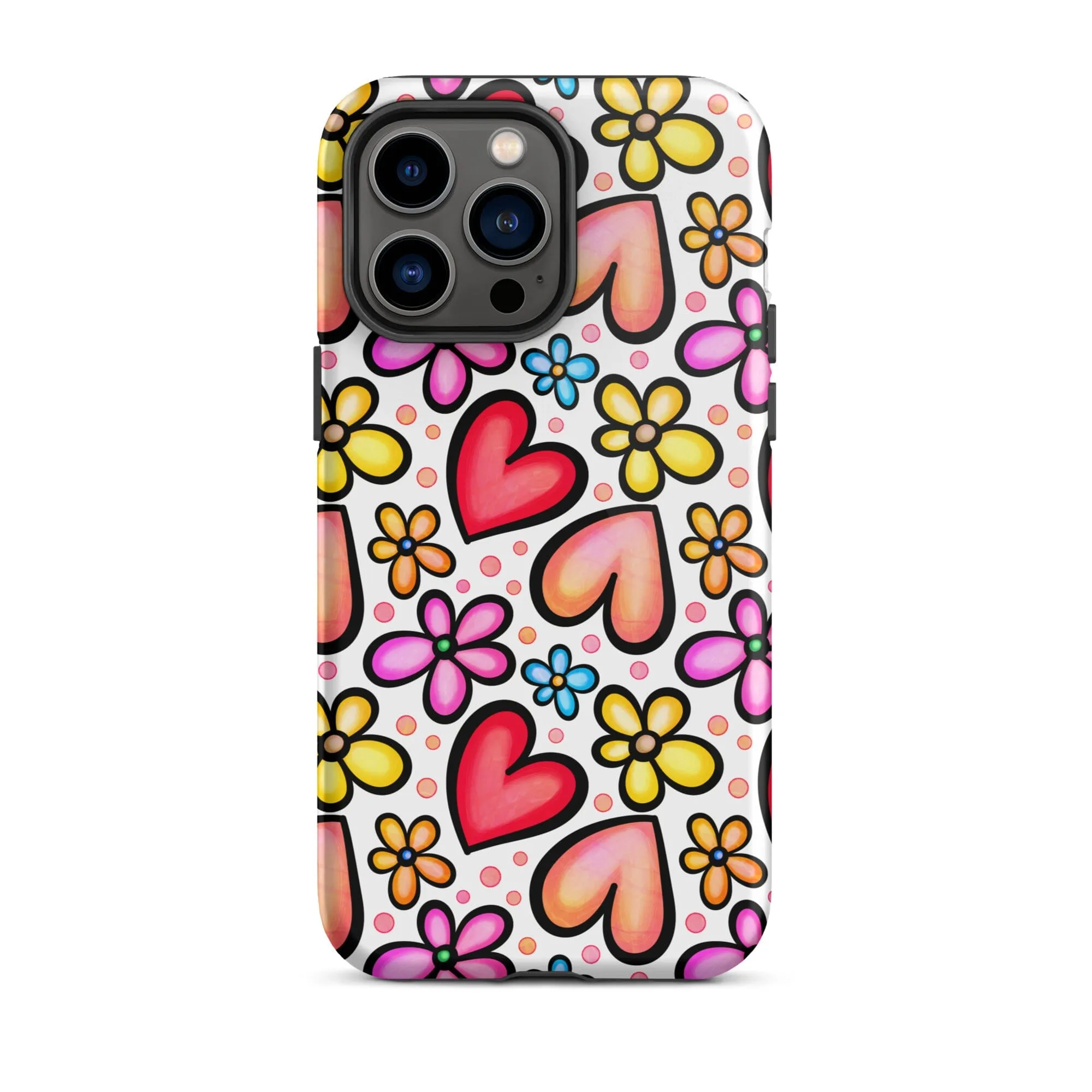 Graphic Hearts iPhone Case - KBB Exclusive