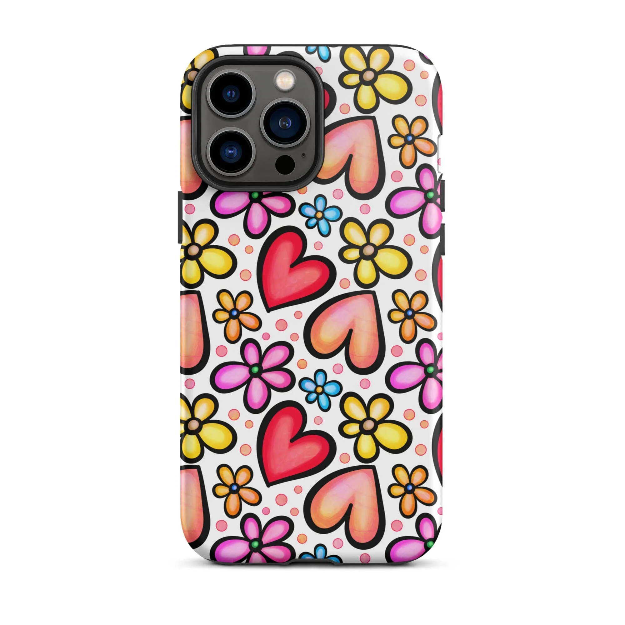 Graphic Hearts iPhone Case - KBB Exclusive