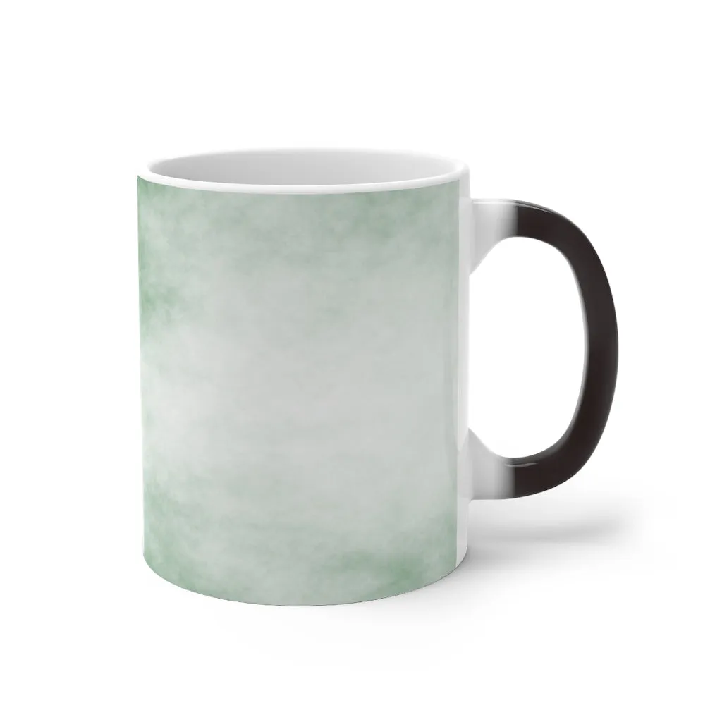Green Clouds Color Changing Mug