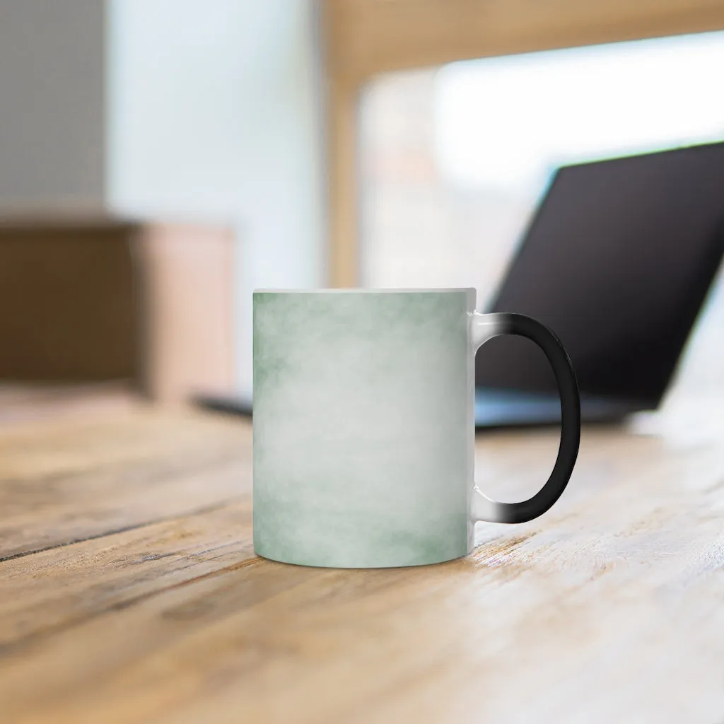 Green Clouds Color Changing Mug