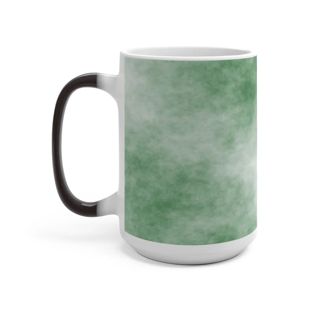 Green Clouds Color Changing Mug