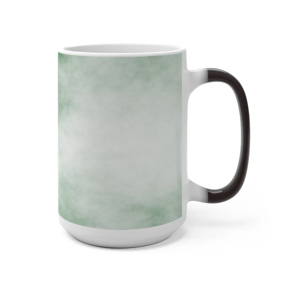 Green Clouds Color Changing Mug
