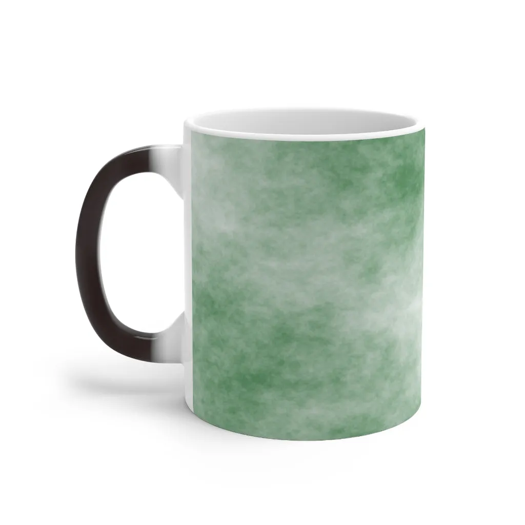 Green Clouds Color Changing Mug