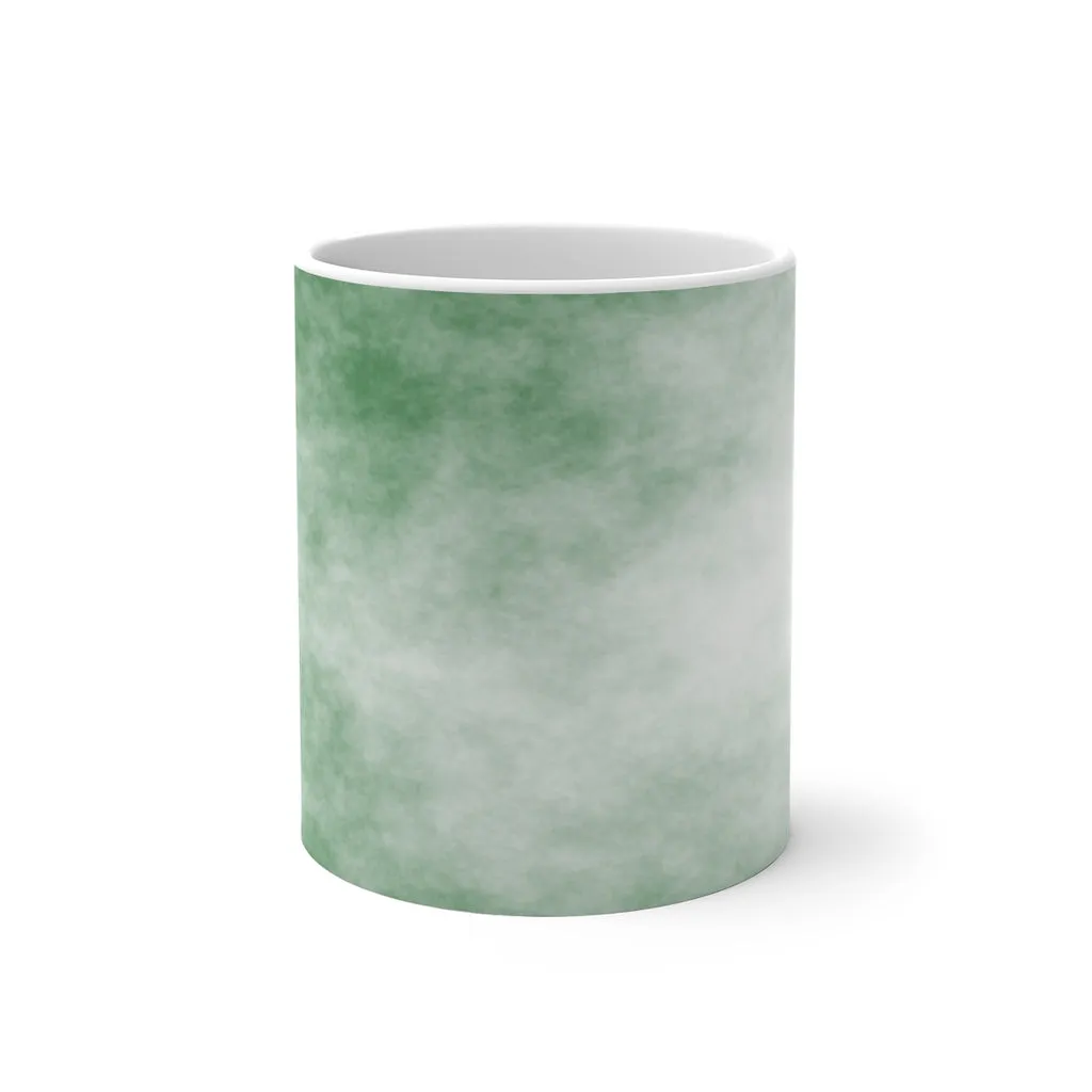 Green Clouds Color Changing Mug