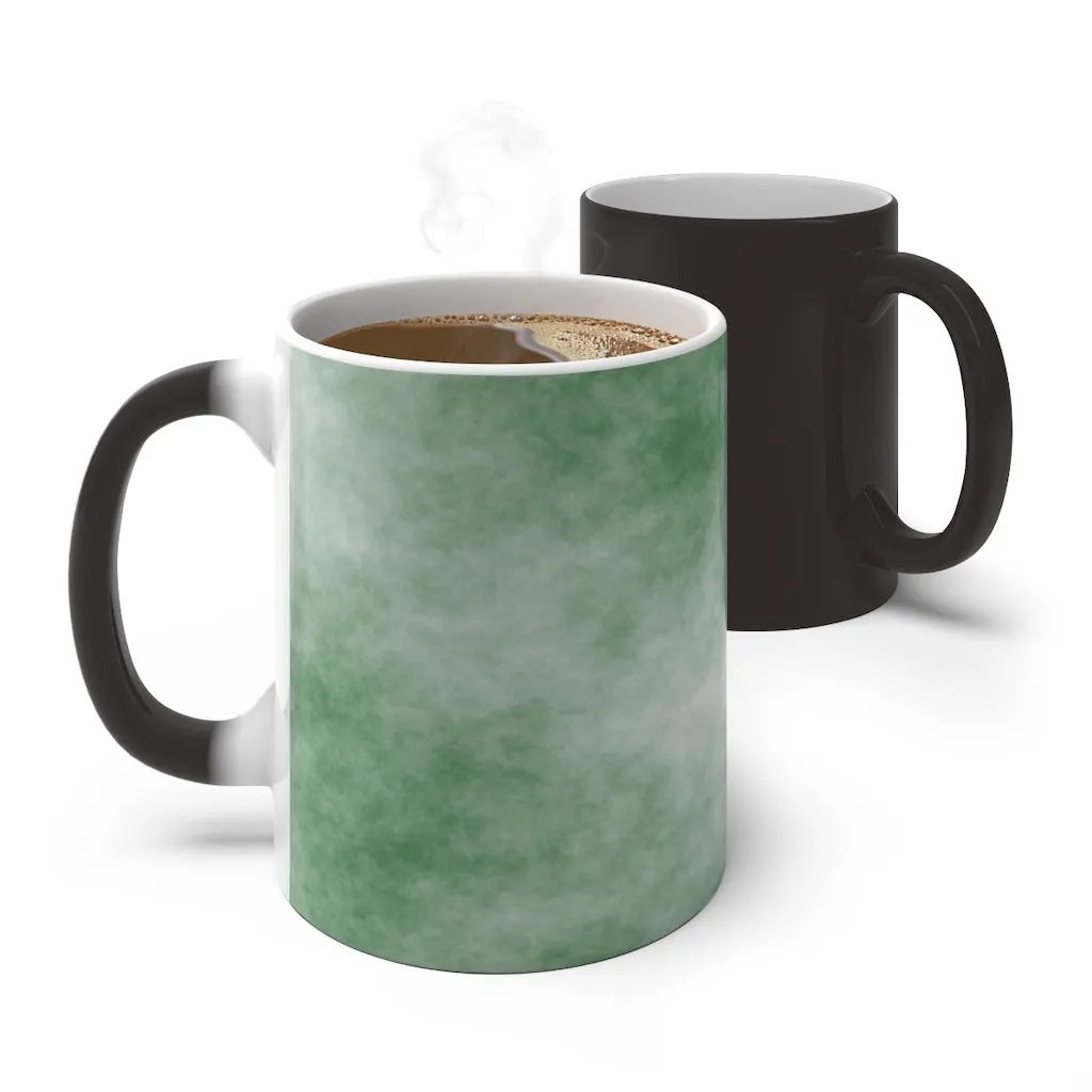 Green Clouds Color Changing Mug