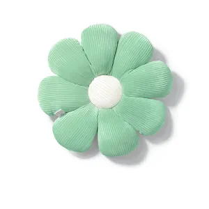 Green Daffy Flower Pillow