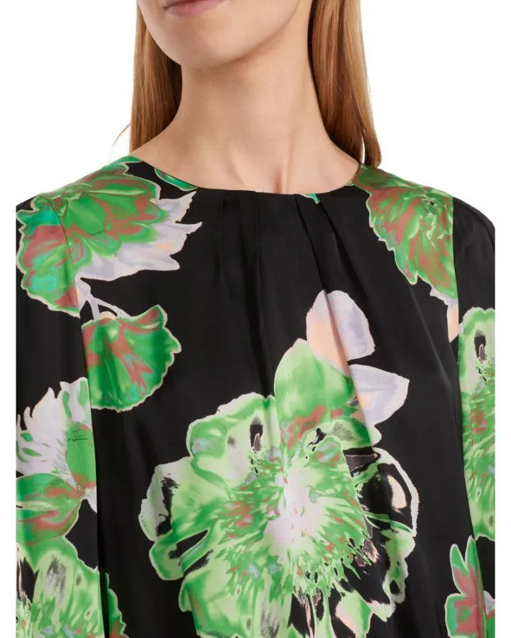 Green Floral Pullover
