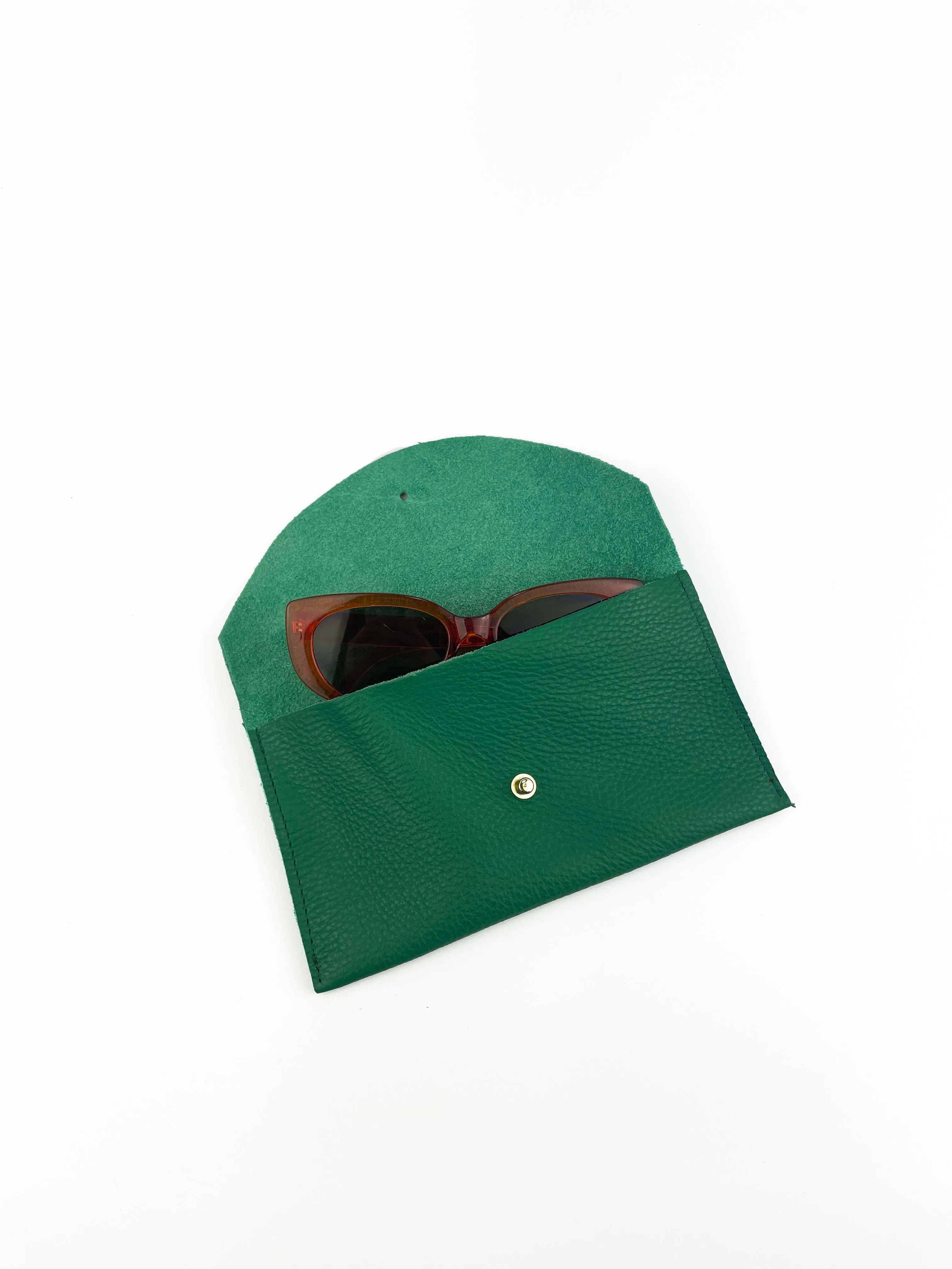 Green glasses/phone case
