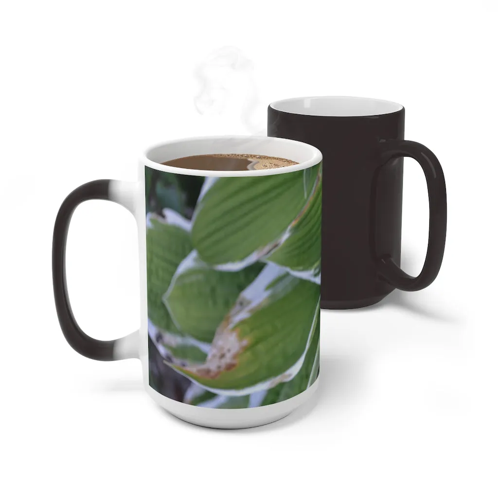 Green Leaves Color Changing Mug