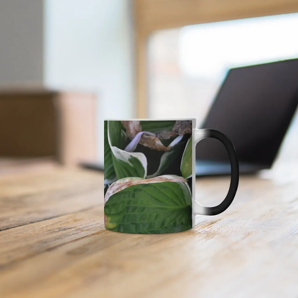 Green Leaves Color Changing Mug