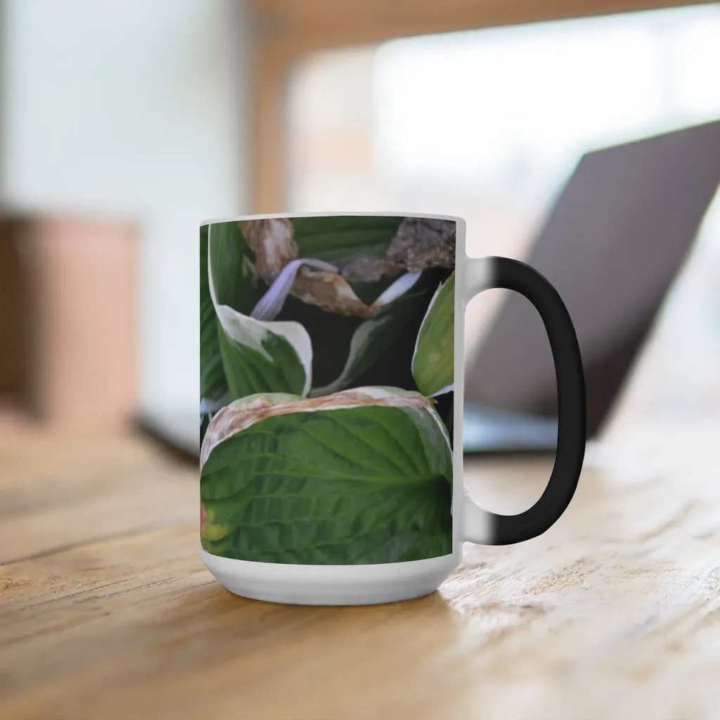 Green Leaves Color Changing Mug