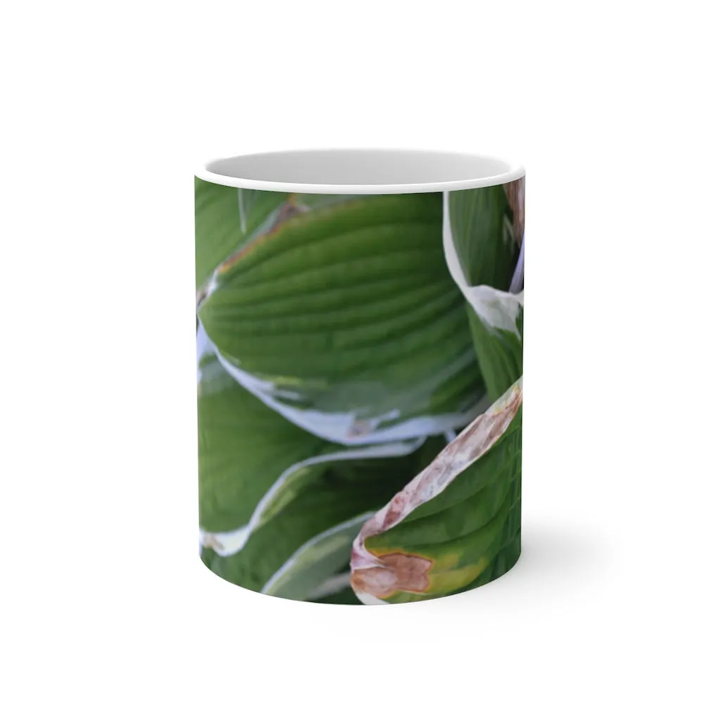 Green Leaves Color Changing Mug