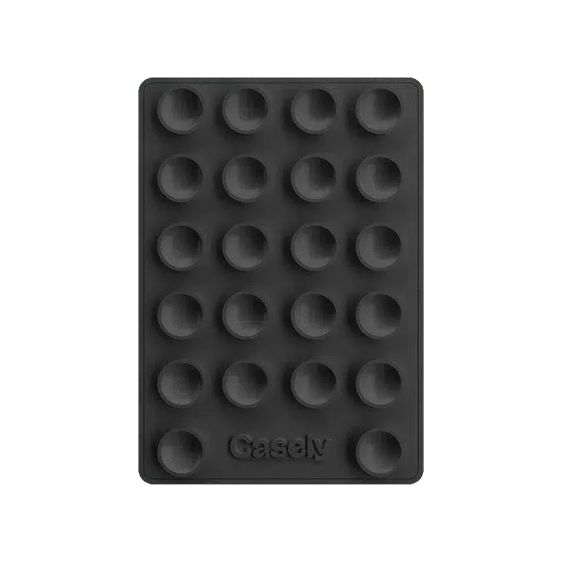 Grippy | Black Silicone Suction Phone Mount with MagSafe