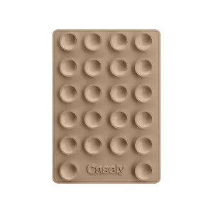 Grippy | Taupe Silicone Suction Phone Mount with MagSafe