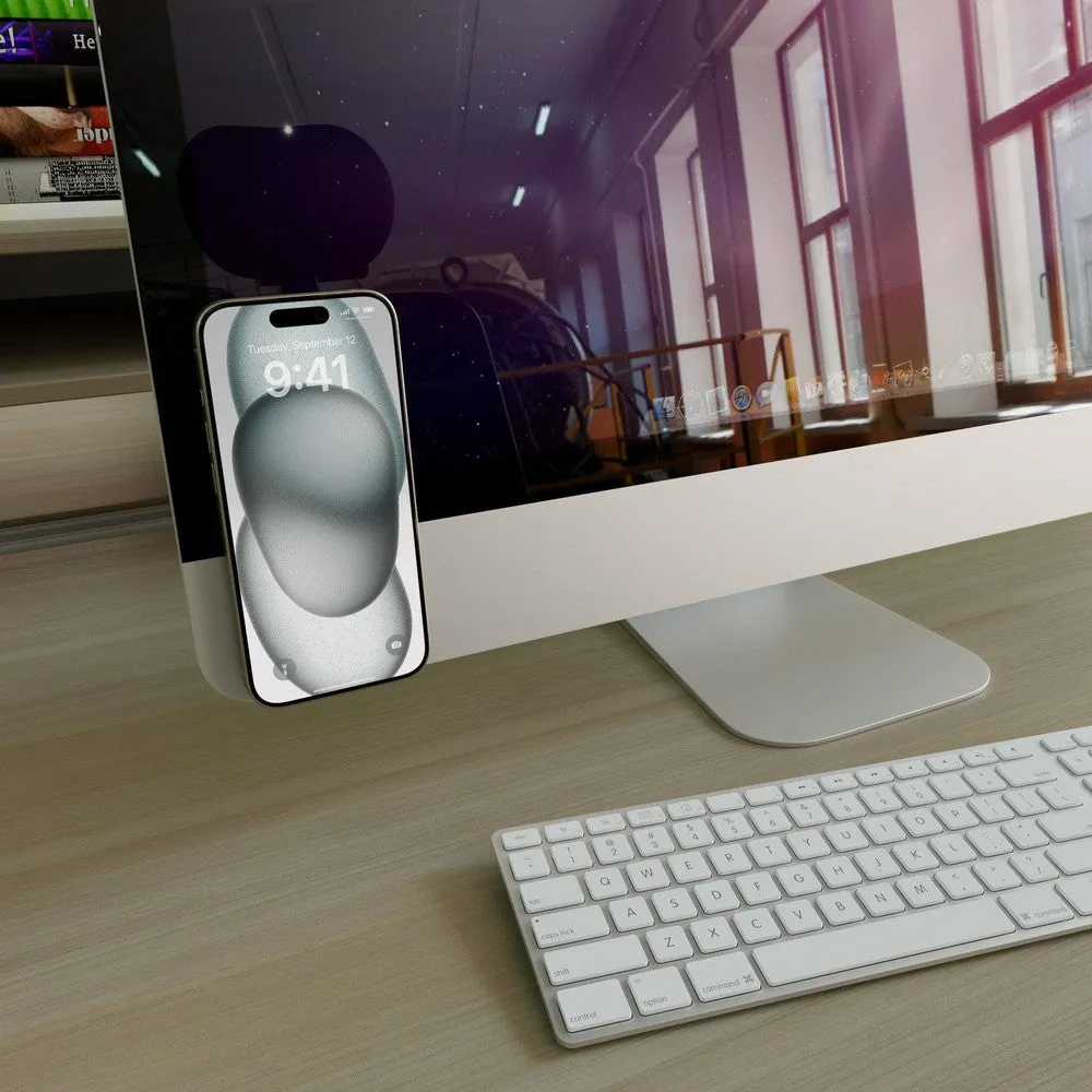 Grippy | Taupe Silicone Suction Phone Mount with MagSafe
