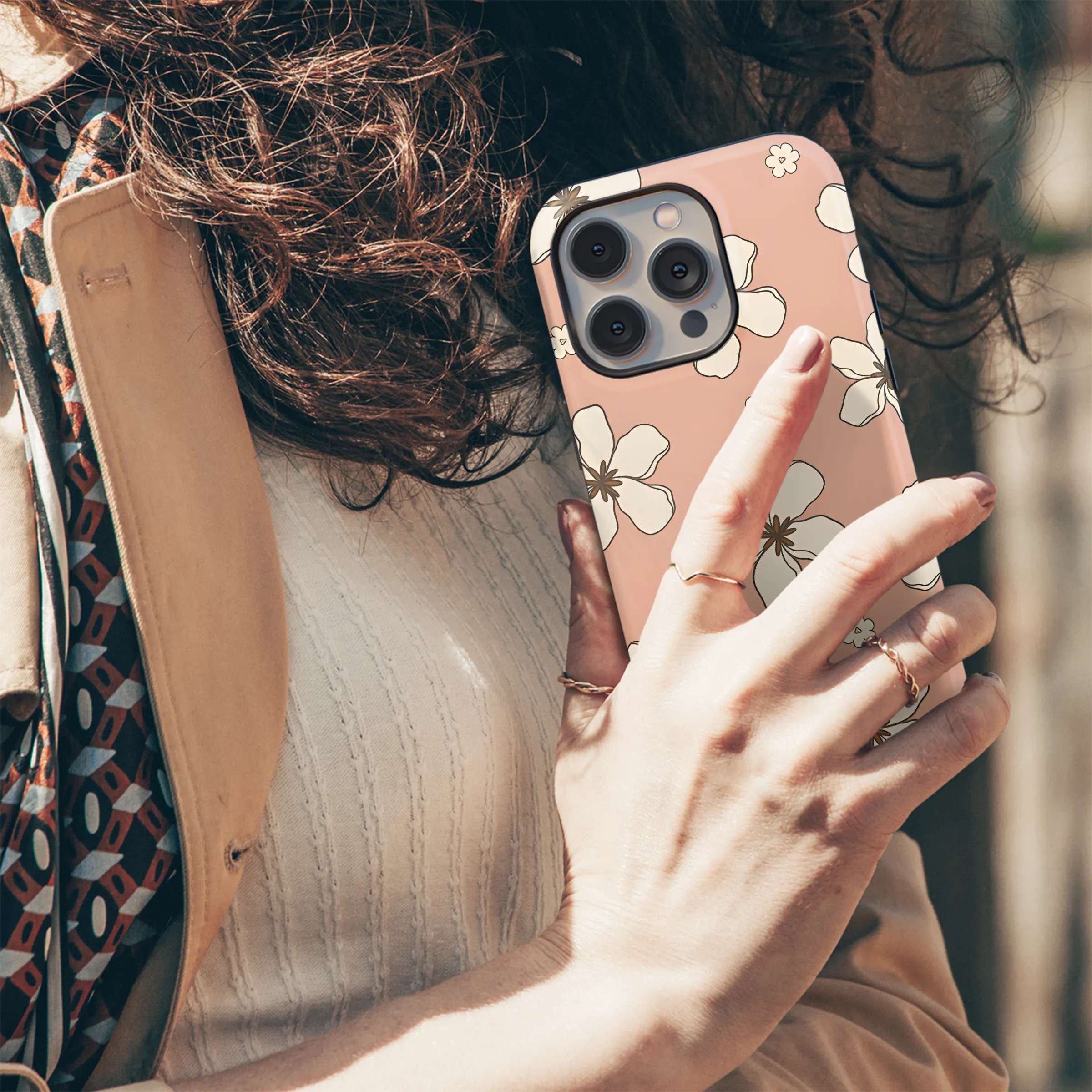 Groovy Retro Boho Flower Phone Case iPhone Samsung Cover Pixel 2485