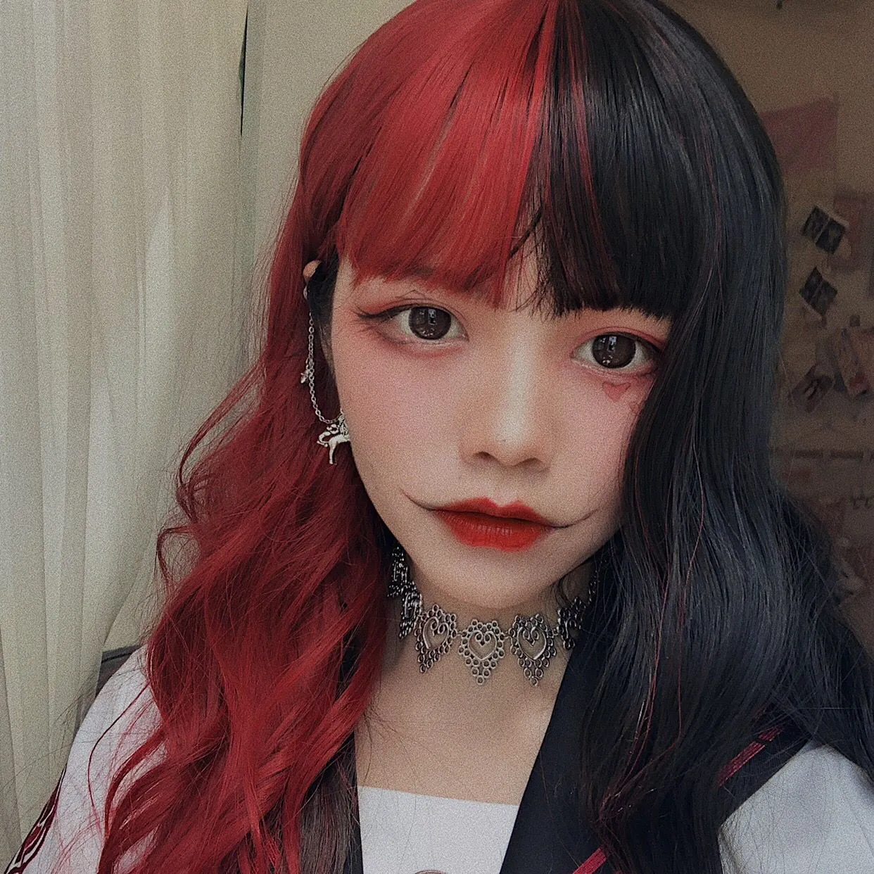 Half and Half Cosplay Wig AD10630