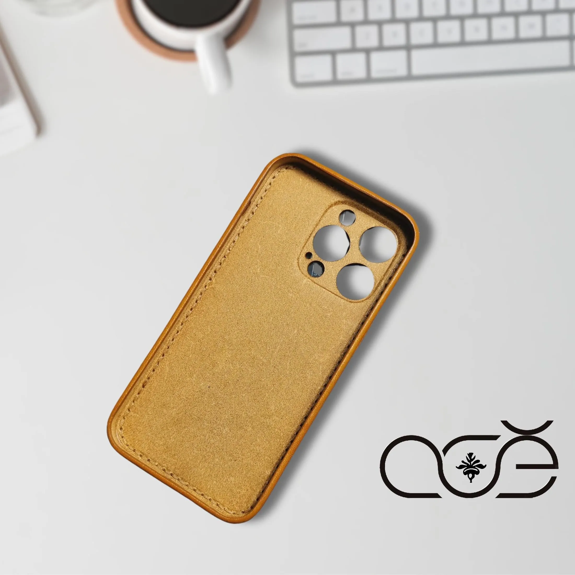 Handmade Premium Cowhide Leather iPhone Case for iPhone 16 Pro/ iPhone 15 Pro / iPhone 14 Pro/ iPhone 13, Engraving iPhone Case, Gift 2024