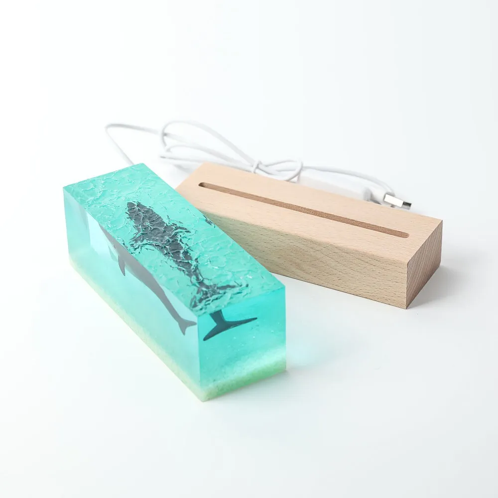 Handmade Resin Whale Ornament Material. Made for parashuteHome.
