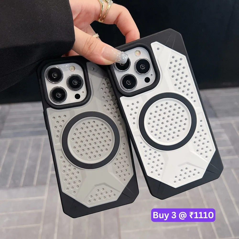 Heat Dissipation Hole Cooling Down Magsafe Phone Case - iPhone 11