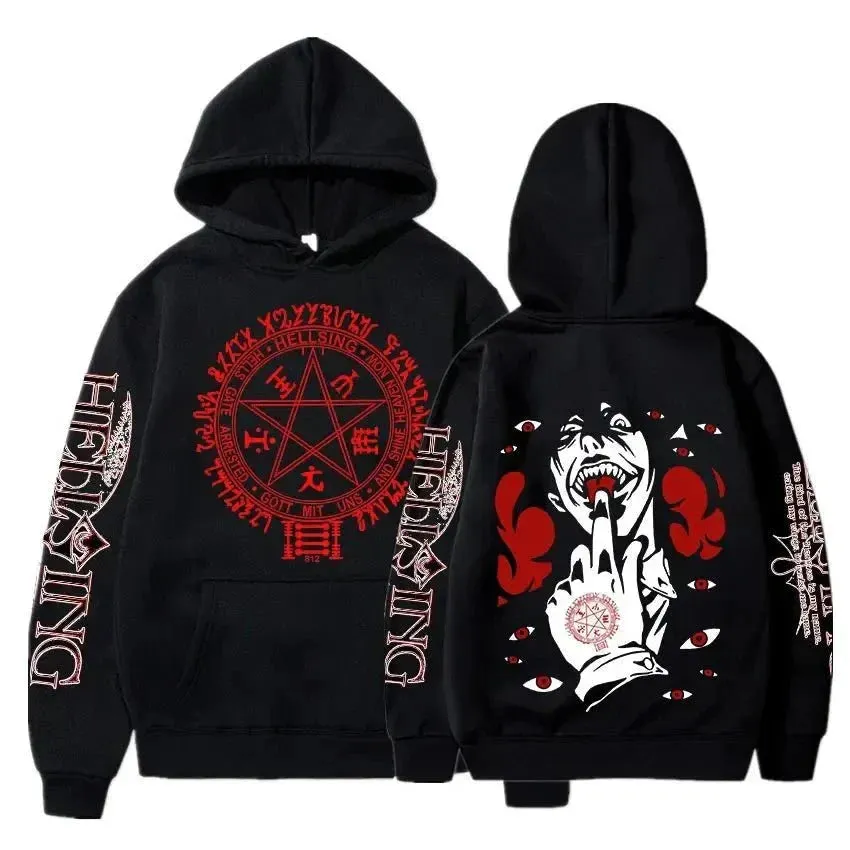 Hellsing Manga Print Hoodie