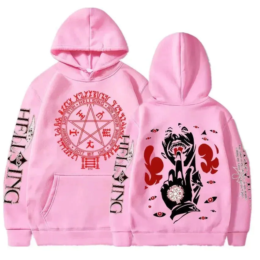 Hellsing Manga Print Hoodie
