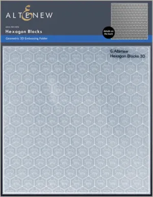 Hexagon Blocks 3D Embossing Folder