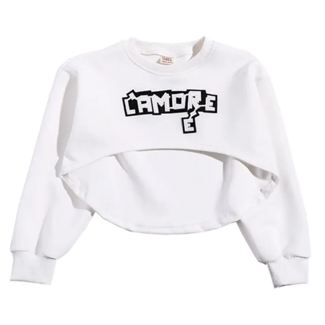 #HH759 Girls Hip Hop Dance-Crop Tops -Loose Pants- Jazz -Street Dance Costume