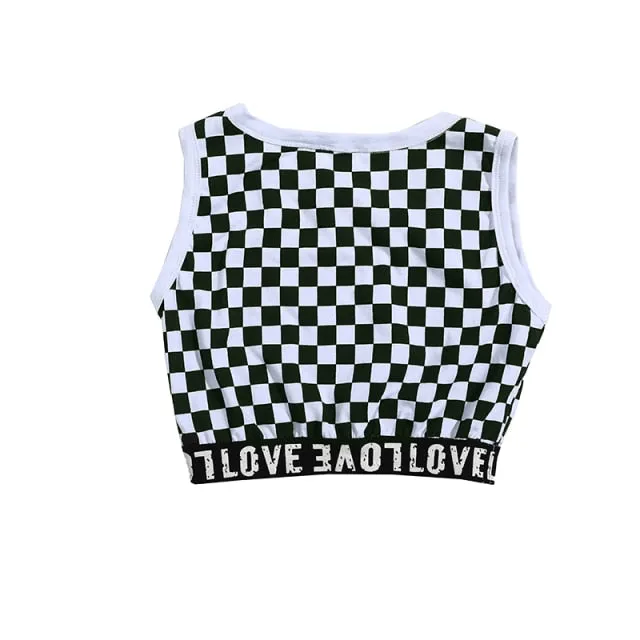 #HH759 Girls Hip Hop Dance-Crop Tops -Loose Pants- Jazz -Street Dance Costume