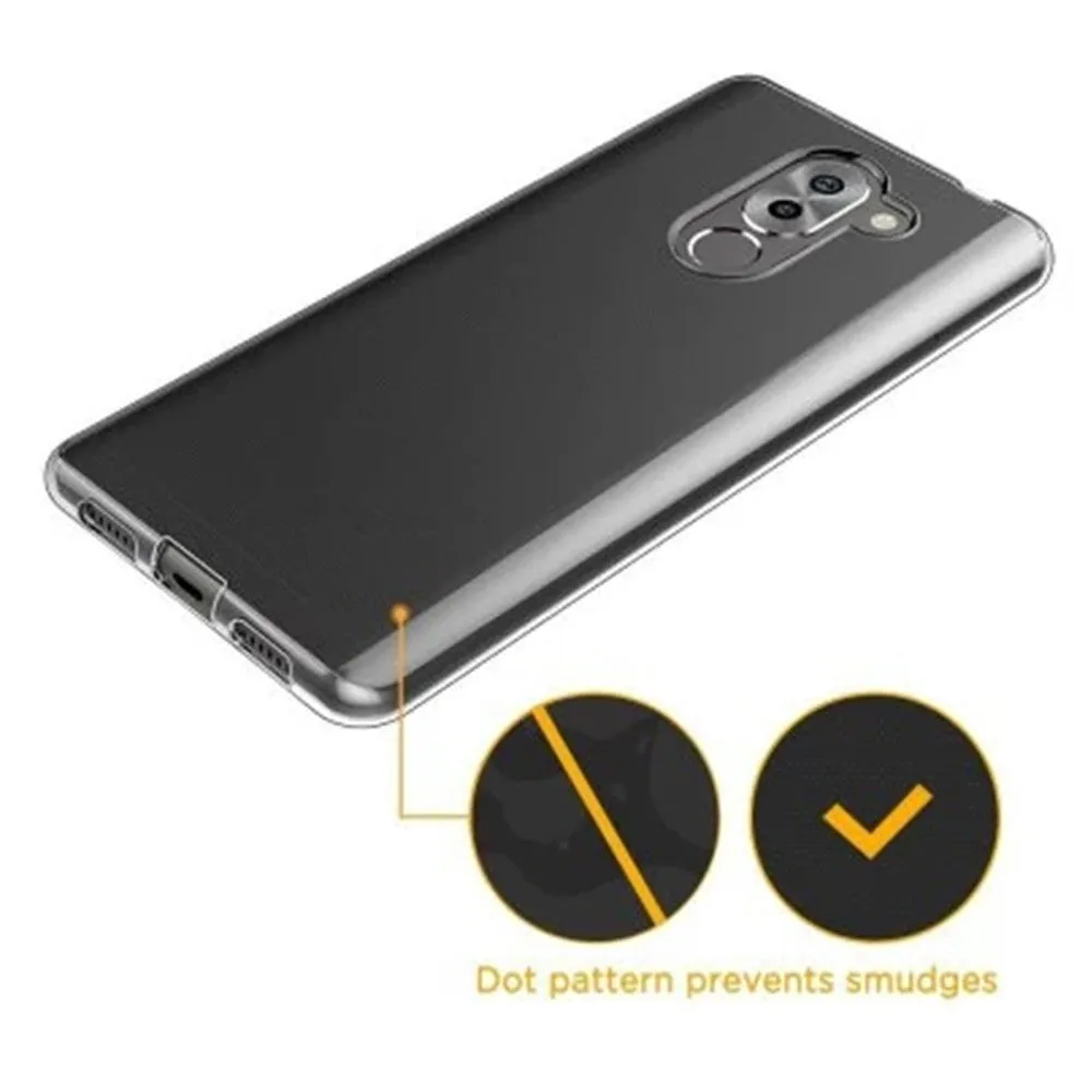 High Quality Ultrathin Shock-Absorption Bumper TPU Clear Case for HUAWEI Honor 6X