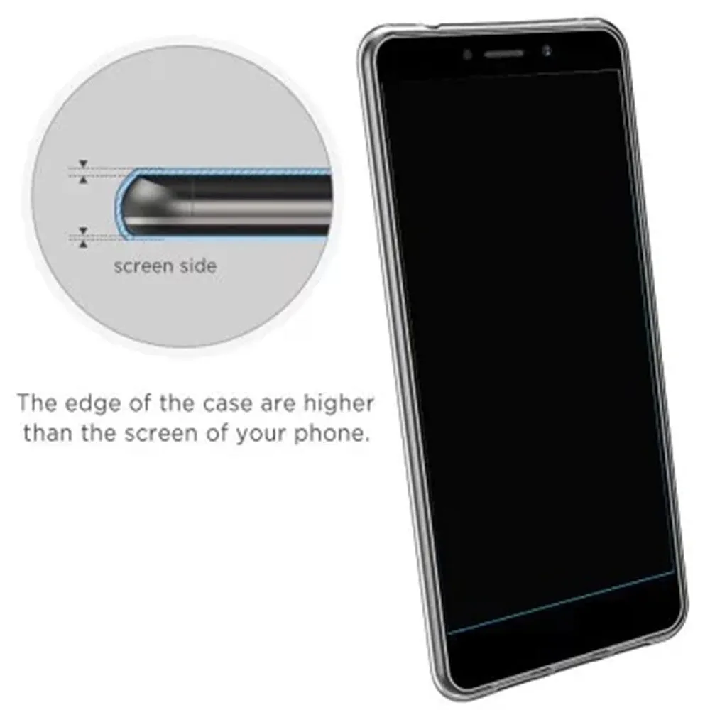 High Quality Ultrathin Shock-Absorption Bumper TPU Clear Case for HUAWEI Honor 6X