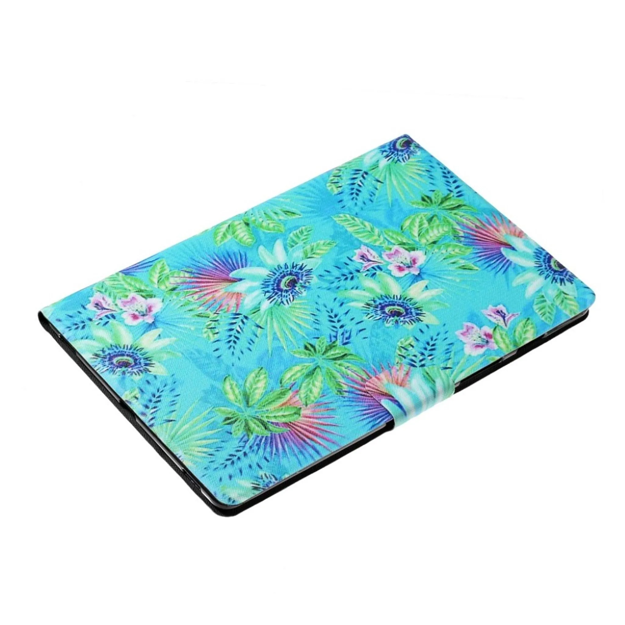 Huawei MediaPad T3 10 cool pattern leather flip case - Flowers